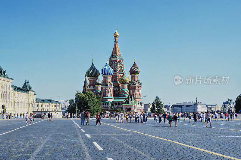 St. Basil's Cathedral, Red square Moscow, Russia